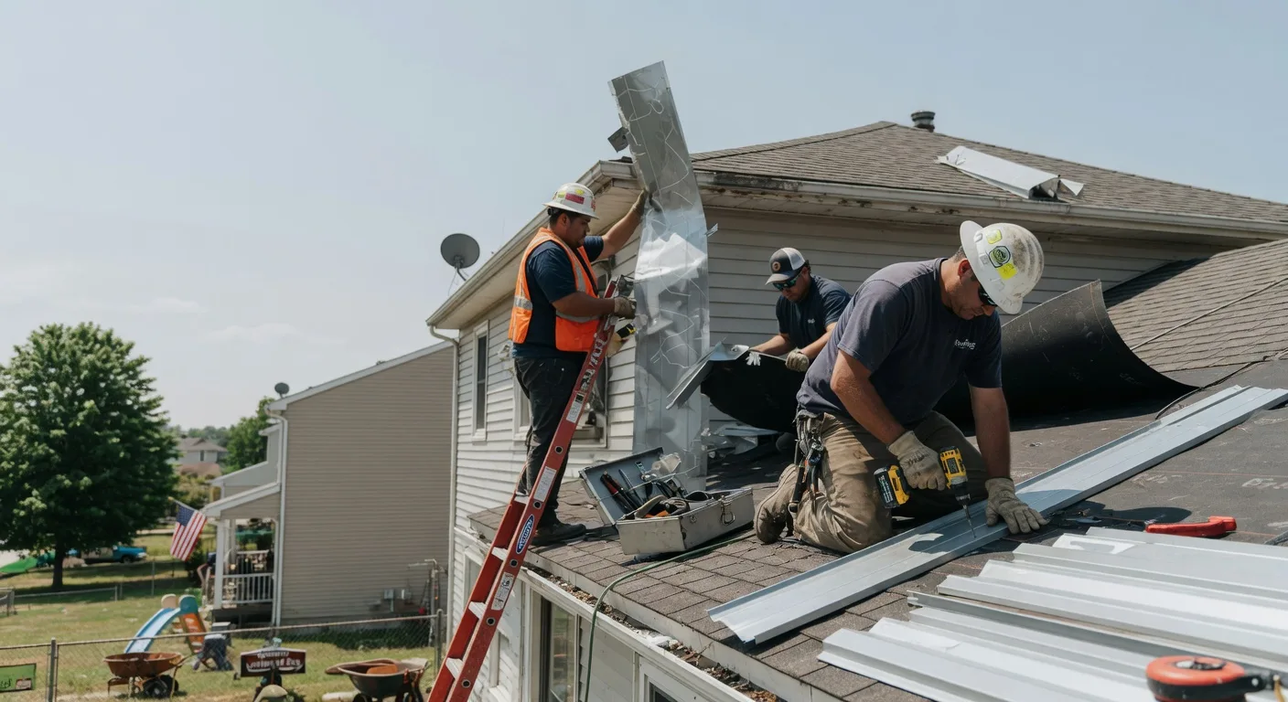 Storm Damage Metal Roof Repair in Casa Blanca, NM